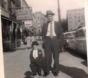 1956-al-with-son-david-on-lincoln-road-brooklyn