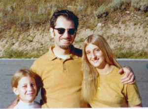 Al Jacobs with daughters Rhonda, left, and Olga, right, in Pocatello, Idaho, 1967.