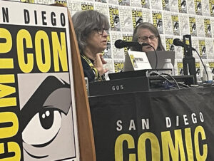 Sandra Scheller and Marcia Wollner at Comic-Con's Holocaust panel (Photo: Cailin Acosta)